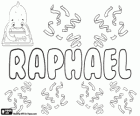 Raphael, İbranice kökenli isim. Onun anlamı onlar Tanrı iyileştirdi. Raphael, çeşitli dillerdeki adı