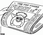 Furby gazetesinin en çok satan oyuncak kapak