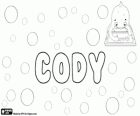 Cody, Gal kökenli isim. Anlamını yararlı kişidir