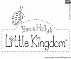 Holly ve Ben küçük Krallık logosu. Ben and Holly’s Little Kingdom İngilizce orijinal logosu