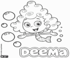 Deema, onun kıvırcık saçlı küçük deniz kızı, Bubble Guppies