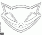 Sly Raccoon, kurnaz Cooper maske logosu
