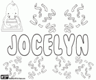 Jocelyn, Cermen kökenli isim. Anlamını Gotlar Germen kabilesi üyesi olan