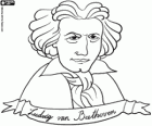 Ludwig van Beethoven büstü. Ünlü Alman besteci, 1770 doğdu ve 1827 yılında öldü