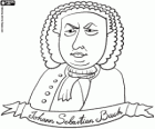 Johann Sebastian Bach büstü. 1750 yılında, 1685 yılında doğan ünlü Alman besteci, öldü