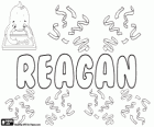 Reagan, Gal kökenli isim. Regan bir türevi. Reagan, unisex isim