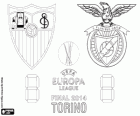 Sevilla vs Benfica. Europe Ligi Final 2013-2014 yılında Juventus Stadium, Torino, İtalya