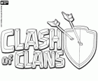Çok oyunculu oyun Clash of Clans logosu