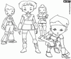 Lyoko Kodu ana karakterlerin dört savaşçıları Lyoko