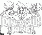 Max, Rex ve Zoe Dinosaur King logosu