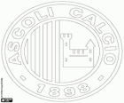 Ascoli Calcio 1898, Ascoli Piceno, Marche bölgesindeki şehir içinde futbol kulübü rozeti