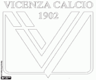 Vicenza Calcio rozeti. Vicenza, Veneto şehrin futbol takımı