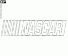 NASCAR logo, fabrika araçları ile dünyanın en önemli bir yarışma