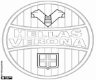 Hellas Verona logosu. Verona, Veneto city futbol takımı