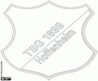 TSG 1899 Hoffenheim amblem. Sinsheim, Baden - Württemberg şehirde futbol kulübü