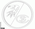 SC Freiburg logo. Freiburg im Breisgau, Baden - Württemberg kenti Spor Kulübü