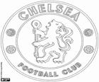 Chelsea F.C. rozeti. Fulham, Londra futbol kulübü. The Blues olarak da bilinen mavi