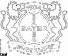 Bayer 04 Leverkusen amblemi. Leverkusen, futbol kulübü city North Rhine-Westphalia