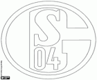 FC Schalke 04 logo. Spor Kulübü Gelsenkirchen, Kuzey Ren-Vestfalya eyâletinde kent