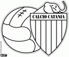 Catania Calcio logo. Futbol kulübü, Sicilya bölgesindeki Catania şehir