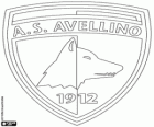 AS Avellino 1912'in kalkanı. Avellino Spor Kulübü, Campania şehir