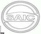 Logo SAIC motor, devlete ait Otomotiv şirketi Çin'de