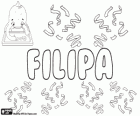 Filipa, adını Yunan kökenli, kadınsı çeşit: Filip