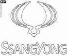 Logo SsangYong, otomobil markası, Güney Kore