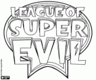 League of Super Evil İngilizce orijinal logosu