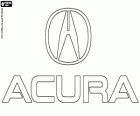 Acura logo. Honda lüks otomobil markası