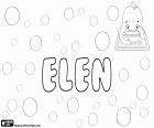 Elen, kız için Galce bir isim. Ellen ve Helen bir türevi