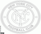 New York City FC, MLS'ın profesyonel futbol takımı New York şehri logosu