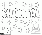 Fransız asıllı Chantal, dişi bir isim. Gelir Oksitanca Cantal anlamını taş. Ayrıca Fransız kelimesiyle şarkı anlamına Chant ilişkisi