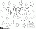 Avery, kız ve erkek için adı. Aynı İngiliz soyadı, Avery kökenli adı