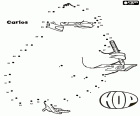 Keşfetmek ve nokta-nokta Carlos civciv film Hop çizin