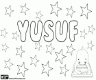 Yusuf, Kur'an, bir peygamber adı. Yusuf, bazı türevlerini Yosef ve Yusuf vardır