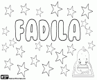 Fadila, Arapça kökenli isim. Fadila, Fasheela ve Fazila çesidi. Fadil kadınsı, anlamını erdemli