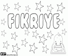 Fikriye, Türk adı. Arapça isim Fikriyya, gelir kadınsı, entelektüel anlamına Fikri