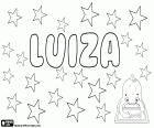 Luiza, Cermen kökenli isim. Luiza, kadınsı Luiz şeklinde, Portekizce adları