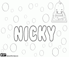 Nicky, hem de kız ve erkek için kullanılan ad. Nicky, küçültme isimleri Nicole ve Nicholas gibi. Nicky, Nikki çesidi