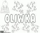 Oliwka, kız Oliwia küçültme için isim