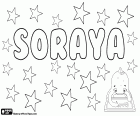 Soraya, Suraya ve Surayya, Farsça kökenli kadın adı çesidi. Soraya, adı türetilmiş Arapça adından Thurayya, Thuraya çesidi. Onun anlamı mücevher veya mücevher
