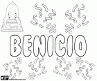 Benicio, çocuk İspanyolca için ad. Benicio, Latin Benedictus gelir adı