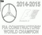 Takım Mercedes AMG Petronas Formula One Team Formula 1 2015 dünya markalar Şampiyonası'nda şampiyonudur. Alman ekibi Mercedes şampiyonluk 2014 başlığın üst üste ikinci kez kazanır. Nico Rosberg ve Lewis Hamilton scuderia sürücüler vardır