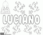 Luciano, İspanyolca, Portekizce ve İtalyanca, erkeksi adı Roma cognomen'i Lucianus türetilmiş ve Lucius soyundan anlamına gelir