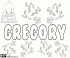 Gregory, İngilizce ve Fransızca, Grégoire türevi çocuklar için ad. Latince Adı Gregorius, Yunan Gregorios gelir elde