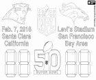 Carolina Panthers vs Denver Broncos, Santa Clara, California Levi's Stadyumu'nda Super Bowl 2016 7 Şubat 2016 yılında maç karşı