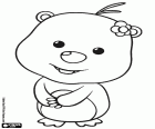 Loopy, küçük kunduz. Küçük penguen Pororo bir karakter