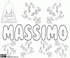 Massimo, İtalyan Latin Maximus, anlamını gelen çocuk, en iyi, en büyük ismi