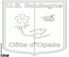 Union Sportive de Boulogne Côte d'Opale, US Boulogne, Boulogne-sur-Mer, Fransa'nın Kuzey Pas de Calais kentinde futbol kulübü amblem
